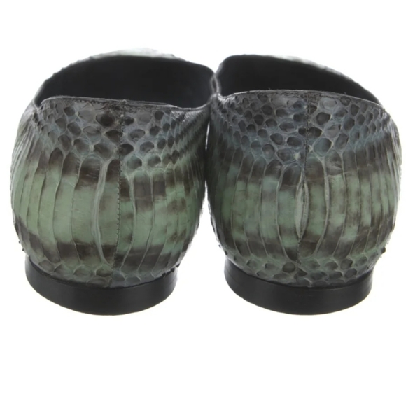 Manolo Blahnik Python Flats - Picture 3 of 12